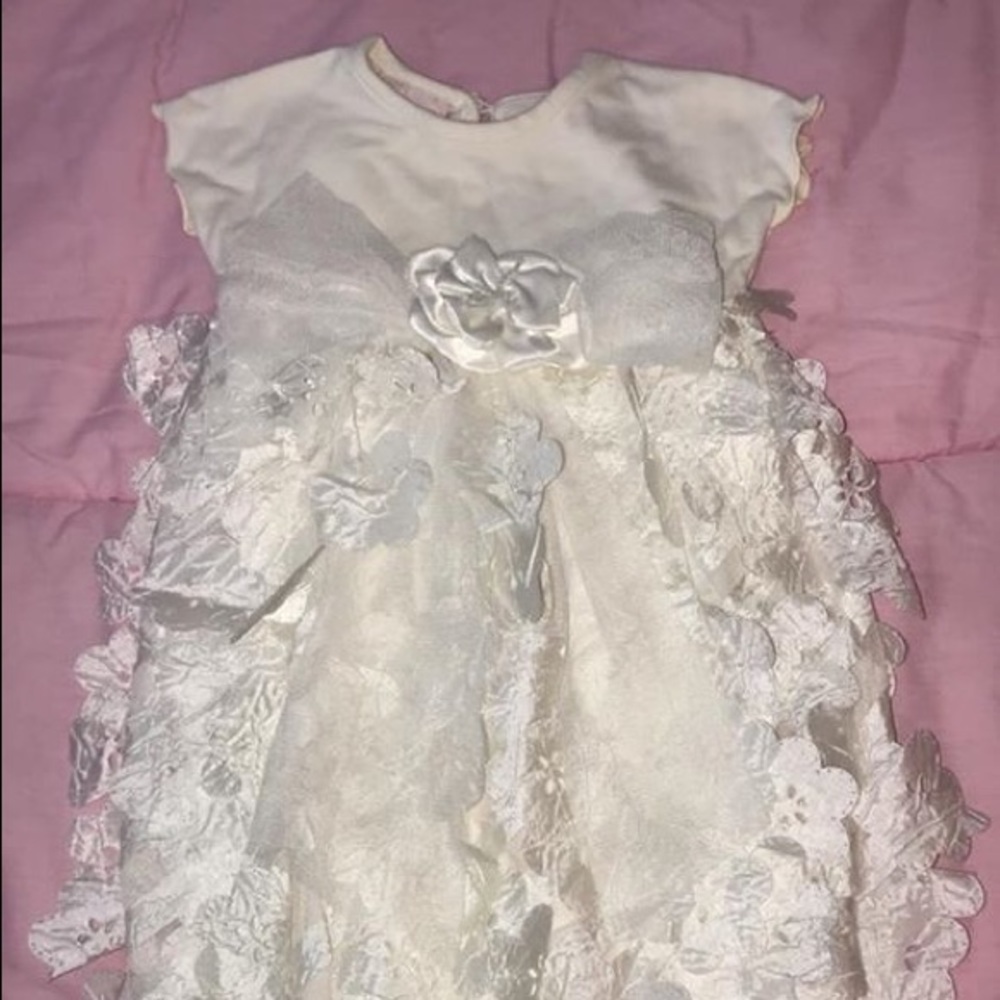 Ivory lace gown